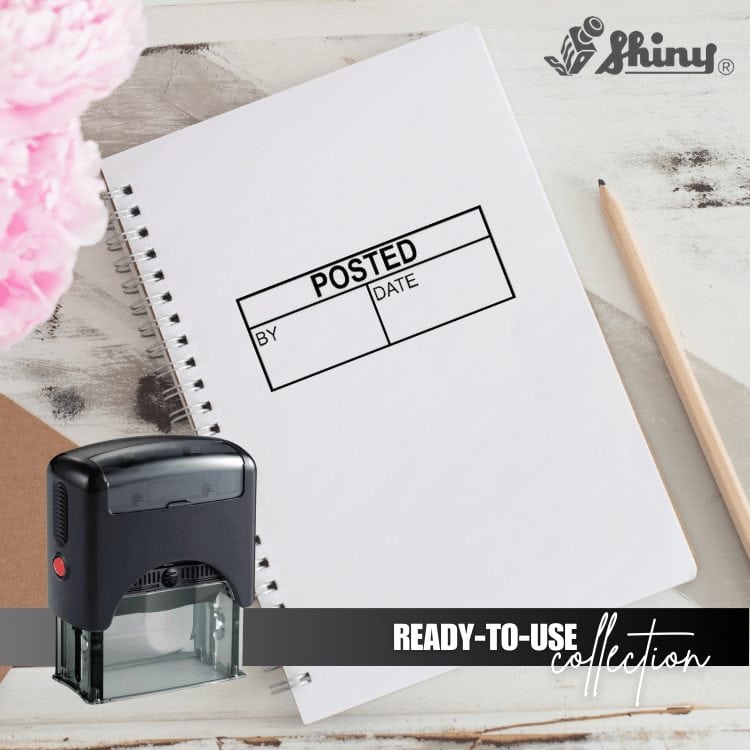 Specifications Shiny S-826 Ready made Dater Stamp Posted
