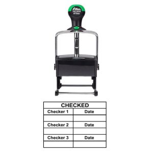 Shiny HM6008 Ready Made Stamp Checked Block