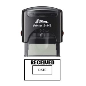 Shiny S-826D Ready Made Dater Stamp Received