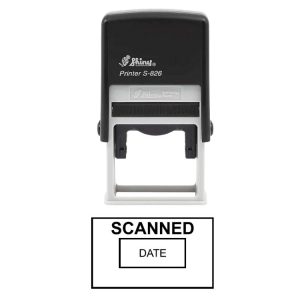 Shiny S-826D Ready Made Dater Stamp Scanned