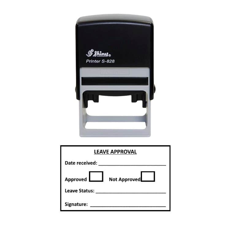 Shiny S-828 Ready Made Stamp Leave Approval