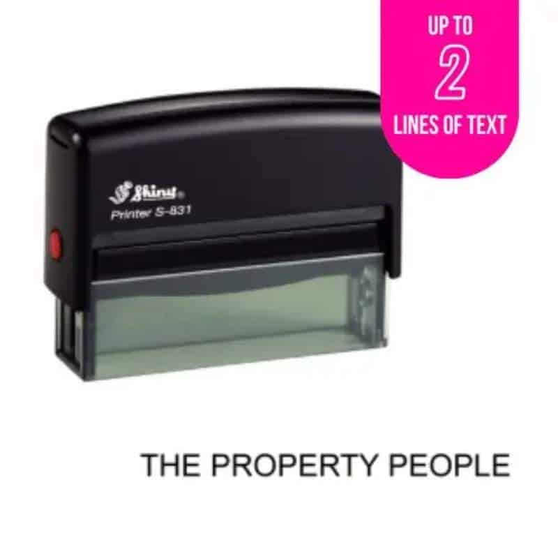 Shiny S-831 Custom Stamp 70x10mm