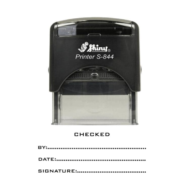 Shiny S-844 Ready Made Stamp Checked