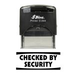 Shiny S-844 Ready Made Stamp Checked By Security