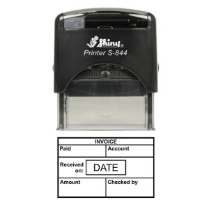 Shiny S-844 Ready Made Stamp Invoice Block