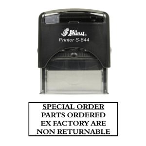 Shiny S-844 Ready Made Stamp Special order
