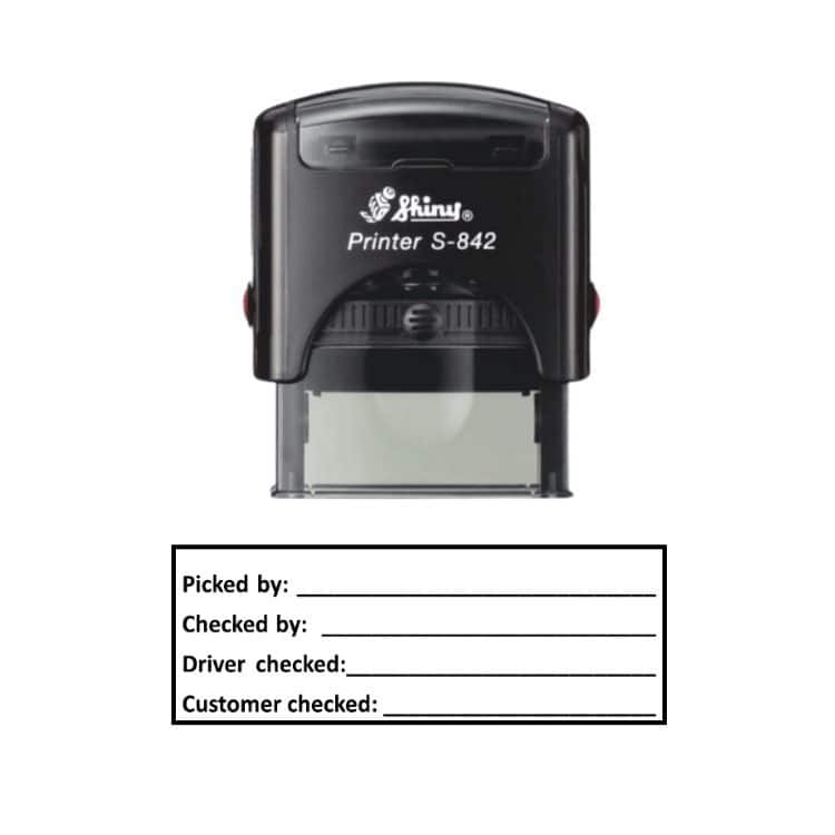 Shiny S-845 Ready Made Stamp Picked By
