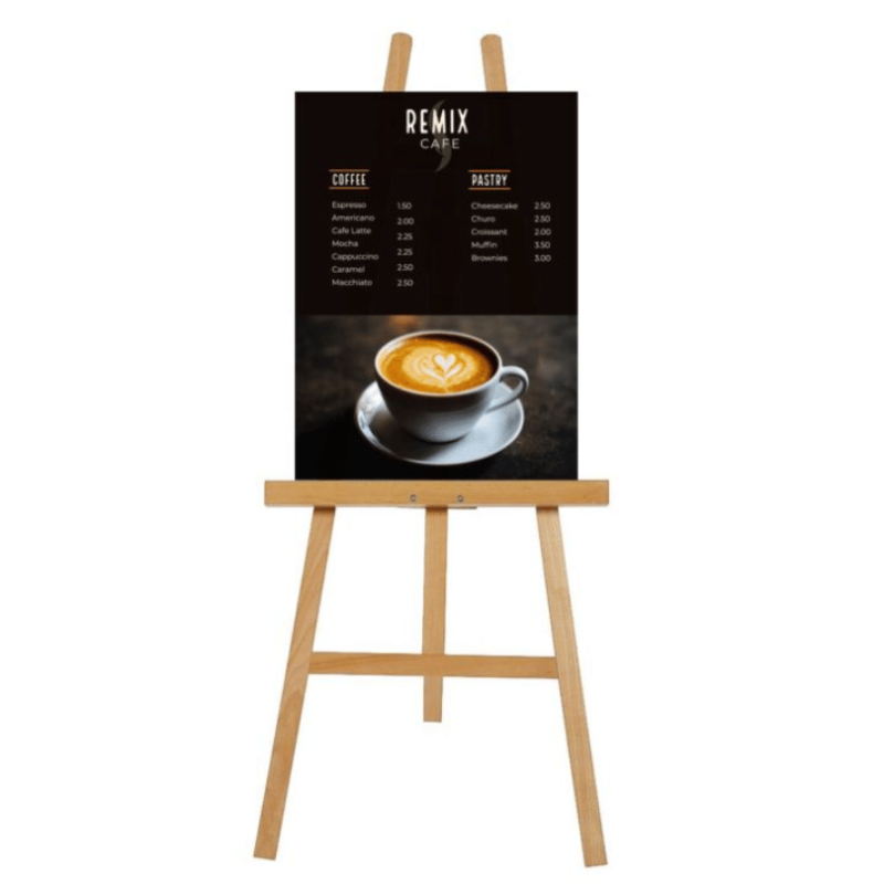 Example of Wooden Display Easel