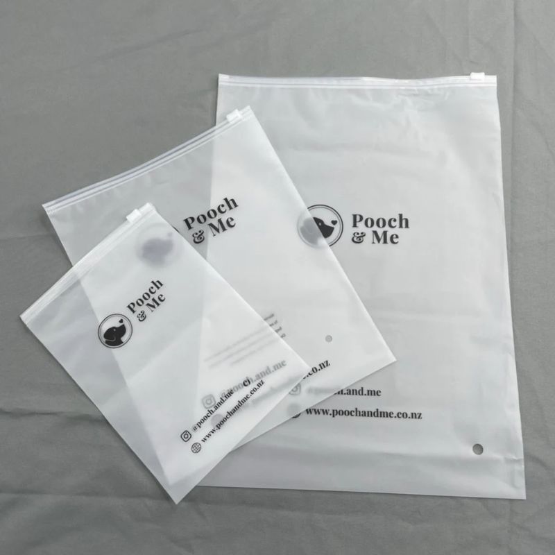 PVC Frosted Product Bags