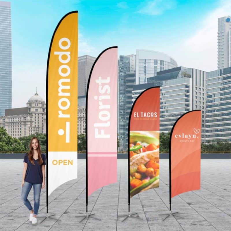 Bow Flag Banner Displays