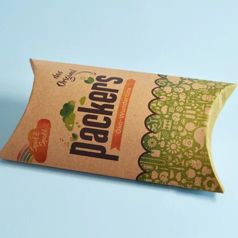 Custom Kraft Pillow Boxes