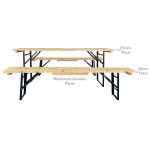 Folding Bench for Outdoor Events