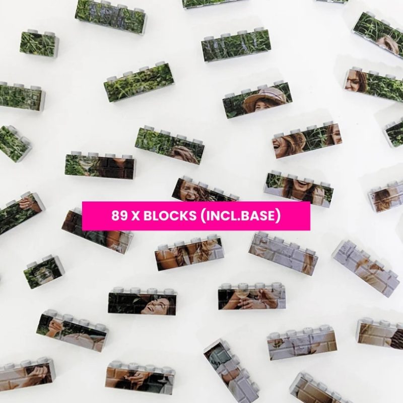 Personalized Photo Plastic Building Block pieces
