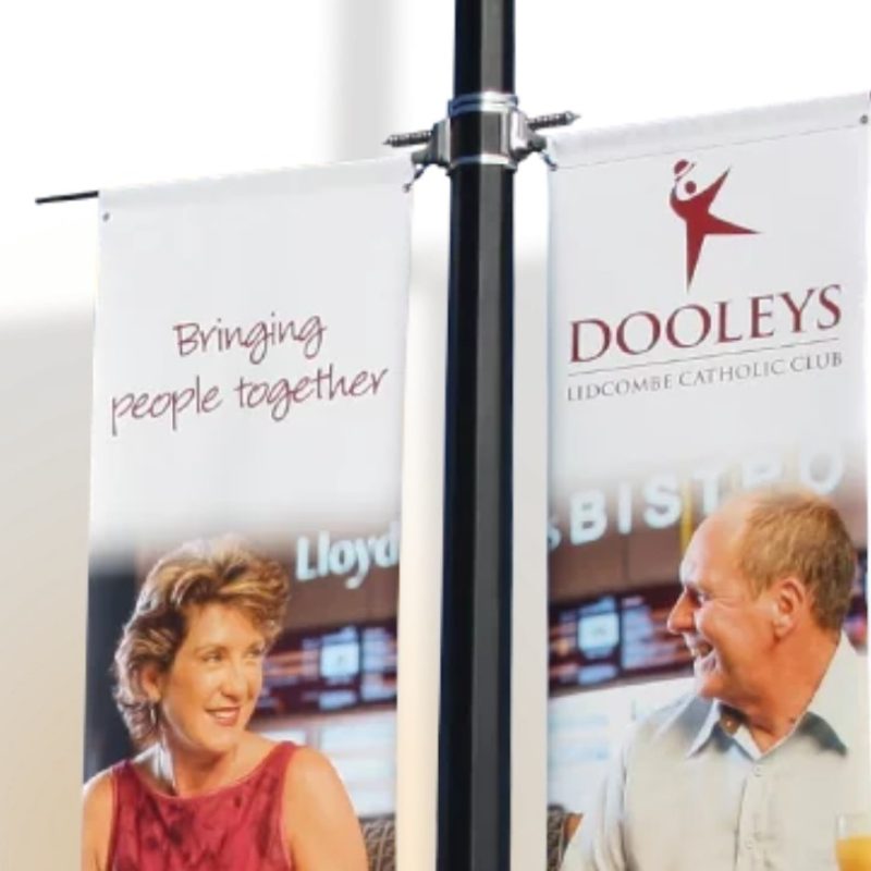 Street Pole Banner Mounts