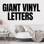 Wall Art Vinyl Lettering