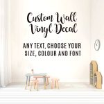 Wall Art Vinyl Letters