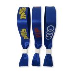 Blue Fabric Wristbands
