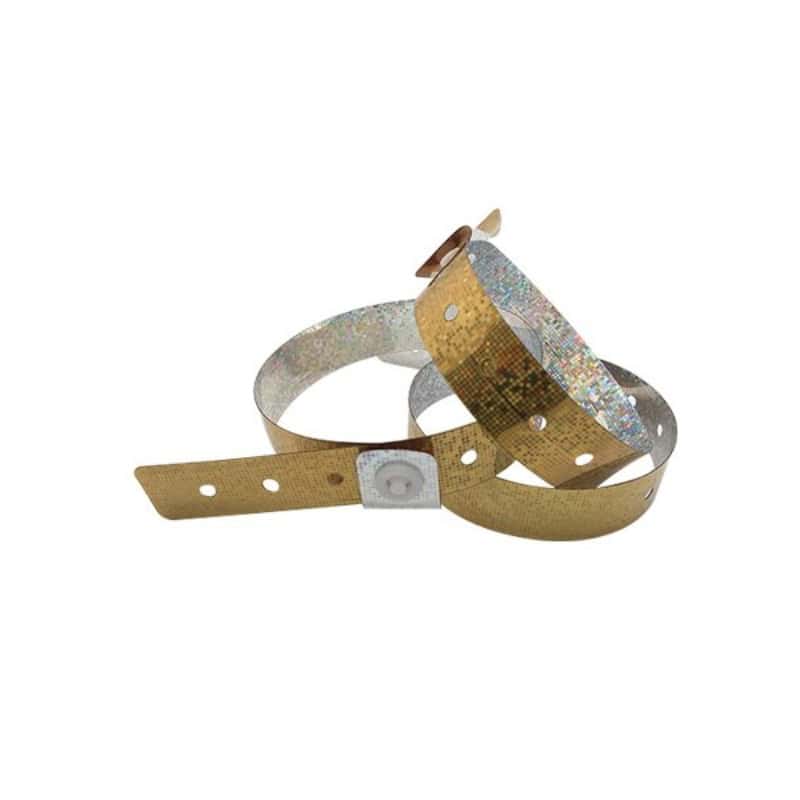 Gold Sparkle Wristbands