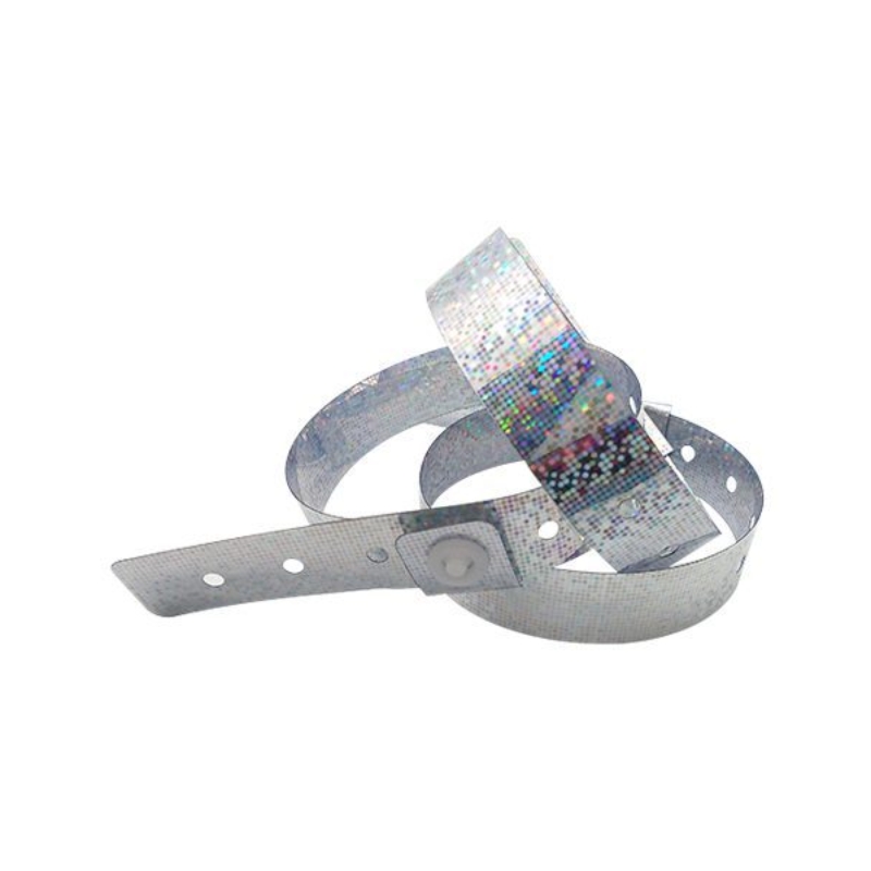 Silver Sparkle Wristbands