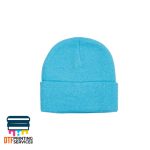 Custom Branded blue Beanies