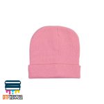 Custom Branded pink Beanies