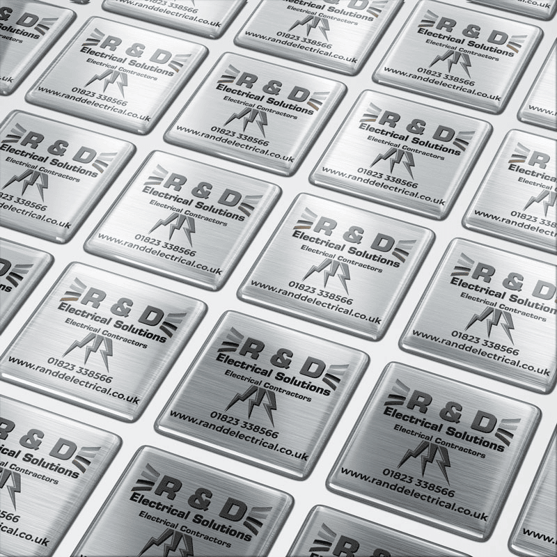 Dome Sticker Printing
