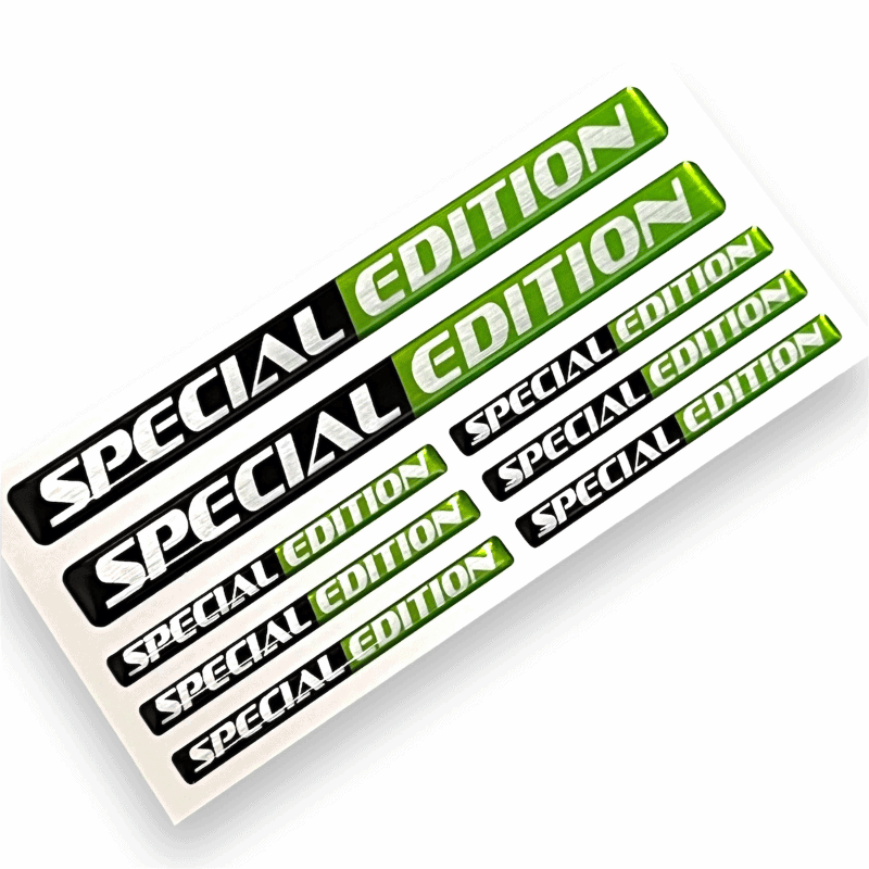 Domed Resin Stickers