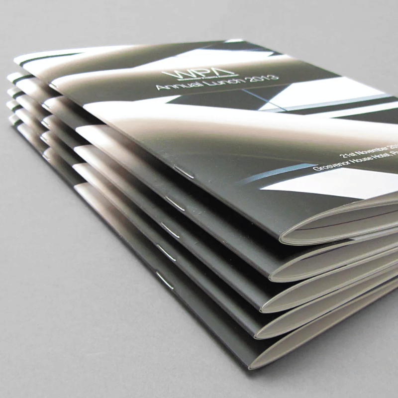 Stapled brochures and Booklets
