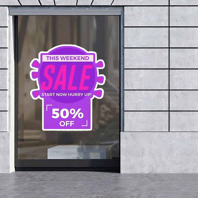 Custom Cut Window Stickers