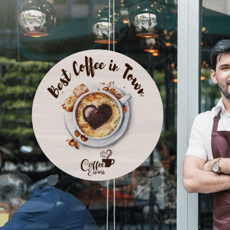 Round Window Stickers