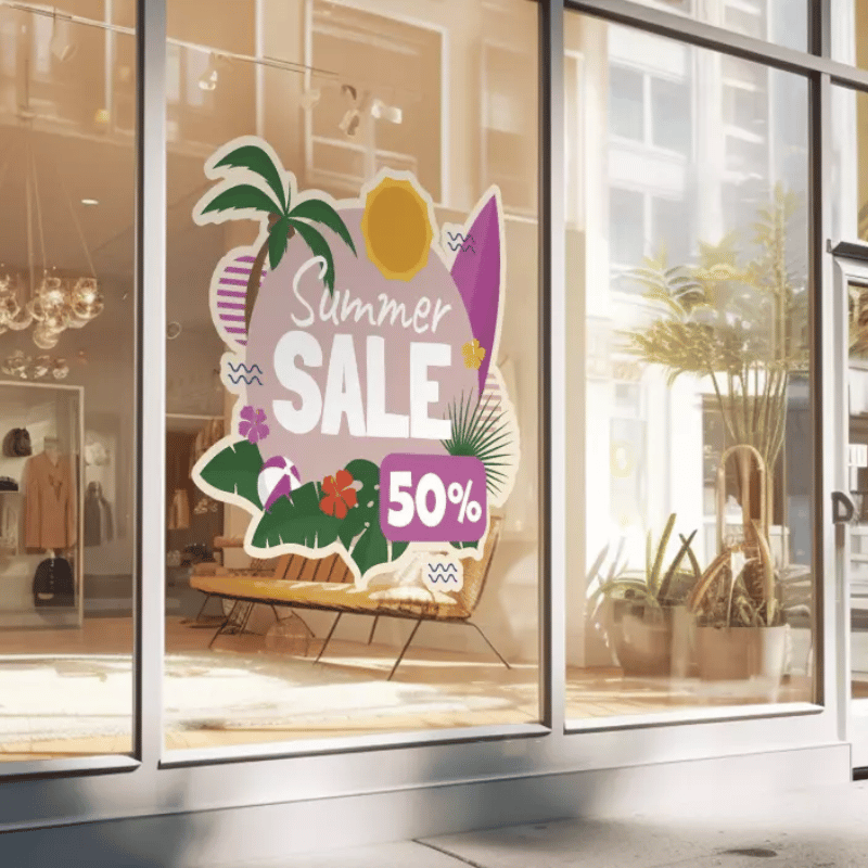 Custom Cut Window Stickers