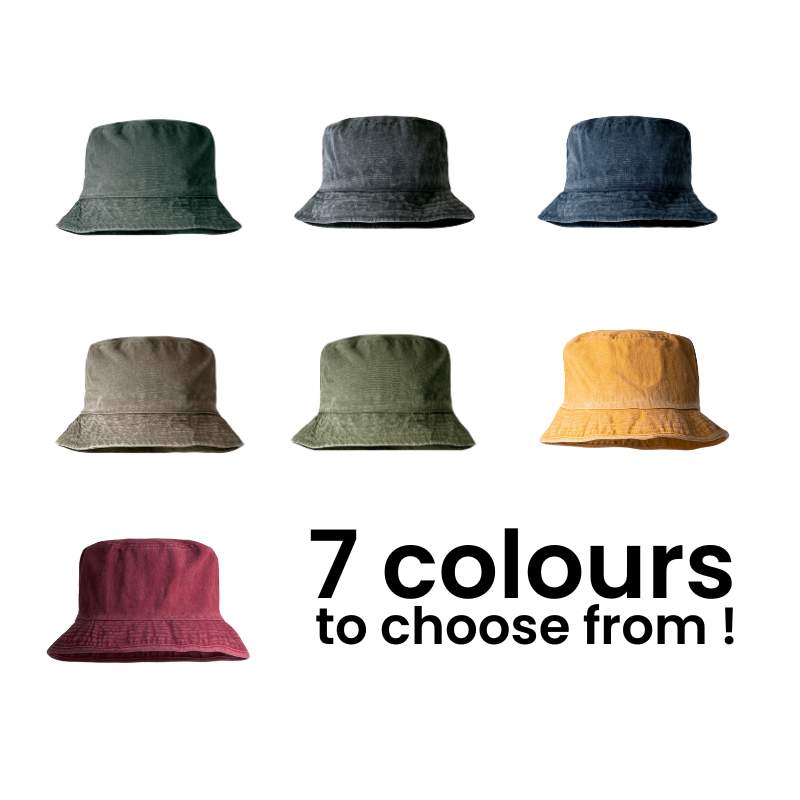 custom printed bucket hats