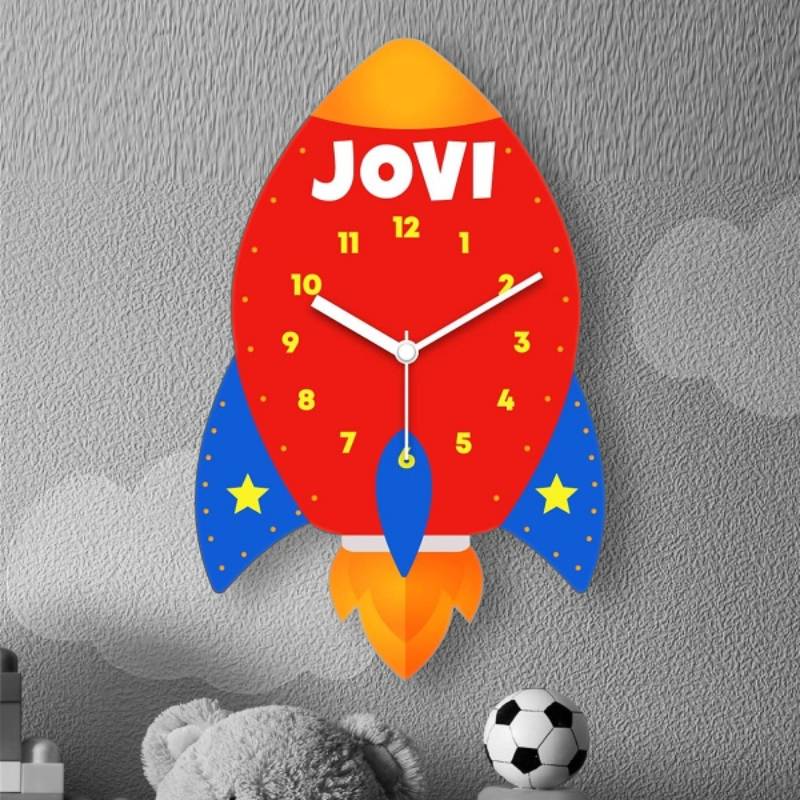 custom shape wall clocks