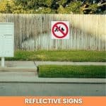 No Dumping here reflective safety sign (PV13REF)