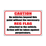 Caution Red Flag