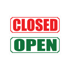 Closed / Open Sign