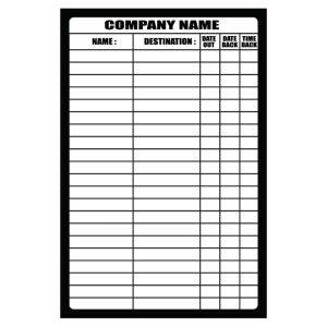 Custom Company White Board