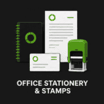 Custom printed office stationery and stamp services