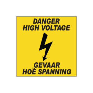 Danger High Voltage Sign