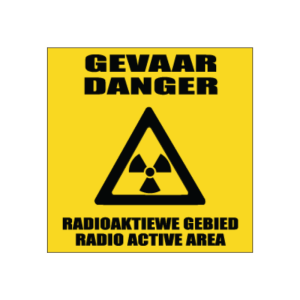 Danger Radio Active Area Sign
