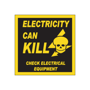 Electricity Can Kill Sign
