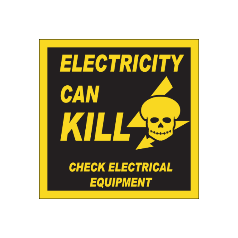 Electricity Can Kill Sign