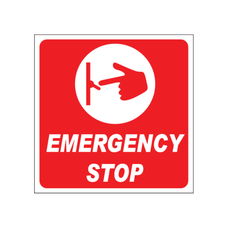 Emergency Stop Sign