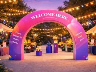 Fabric Arch Banners