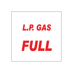 L.P. Gas Full Sign