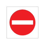 No Entry Symbol Sign