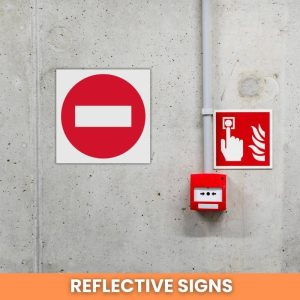 No Entry reflective safety sign (PV06REF)