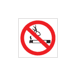 No Smoking Permitted Sign