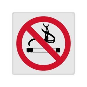 No Smoking reflective safety sign (PV01REF)
