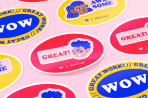 Oval Stickers